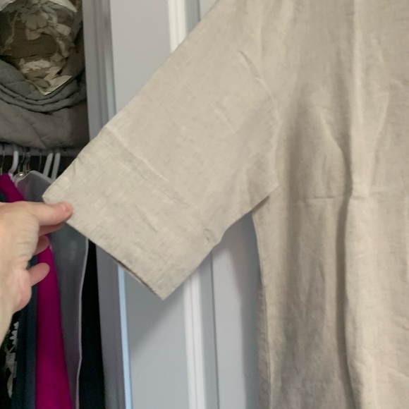 SYMPLI size L LINEN TOP - Picture 8 of 14